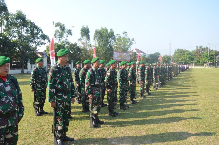 Satgas TMMD Kodim 0735/Surakarta Gelar Upacara HUT RI ke-80 di Karangasem