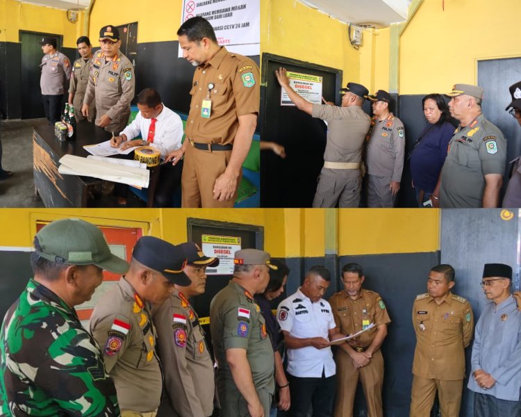 Satpol PP Siak Segel Dua Tempat Hiburan Malam Ilegal di Perawang