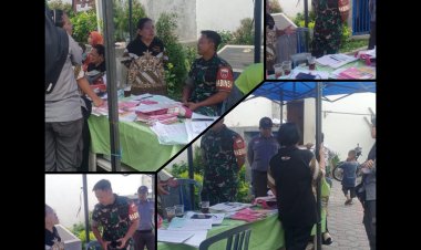 Pendampingan Posyandu, Babinsa Serengan Peduli Kesehatan Warga