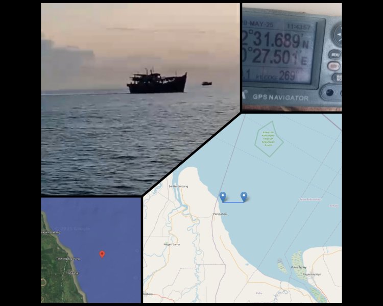 Nelayan Penipahan Rohil Protes Pukat Tarik di Selat Malaka, Desak Pemerintah Bertindak