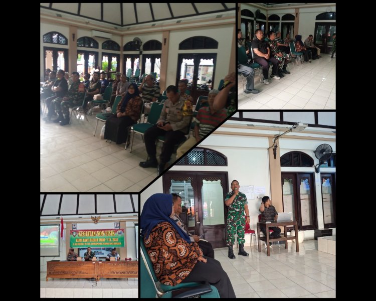 Danramil 03 Serengan Tekankan Bela Negara dalam Karya Bakti Daerah