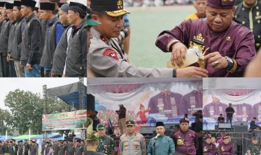 600 Dubalang Batang Kuantan Dilantik, Bupati Suhardiman Tegaskan Komitmen Jaga Sungai Kuantan