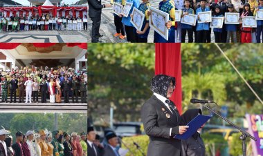 Bupati Siak Afni Serahkan Penghargaan Pemuda Berprestasi di Hari Sumpah Pemuda ke-97