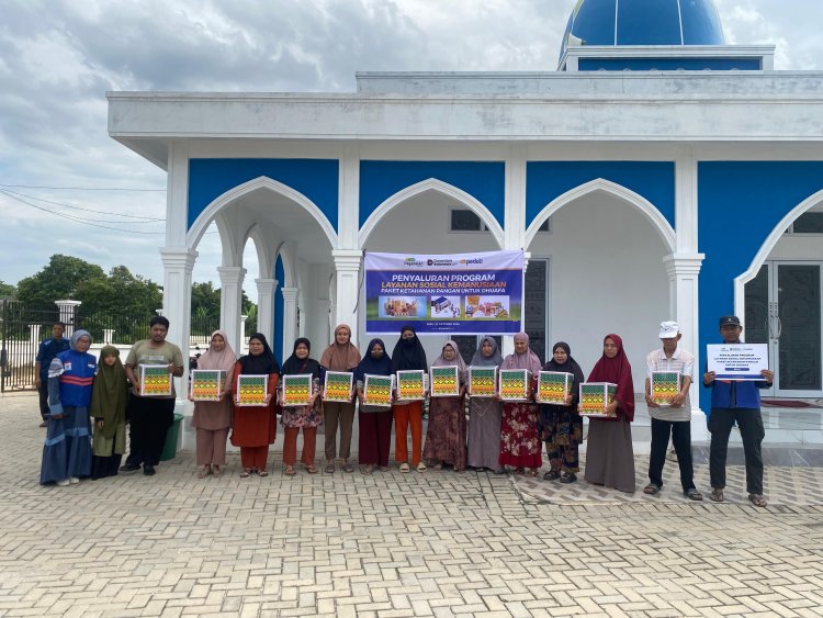 Pegadaian dan DT Peduli Riau Salurkan Bantuan Ketahanan Pangan bagi Dhuafa Pekanbaru