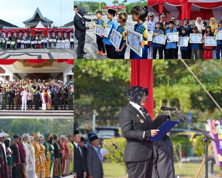 Bupati Siak Afni Serahkan Penghargaan Pemuda Berprestasi di Hari Sumpah Pemuda ke-97