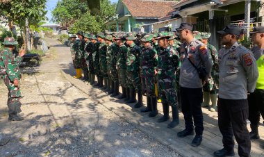 Hari ke-27 TMMD ke-126 Kodim 0601/Pandeglang, Satgas Gelar Apel dan Cek Kesehatan Personel