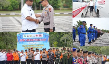 Pemkab Siak Gelar Apel Kesiapsiagaan Hadapi Banjir 2025