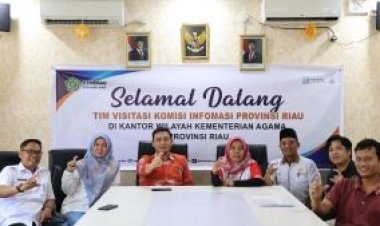 Komisi Informasi Riau Visitasi Kemenag Riau, Dorong Transparansi dan Layanan Publik Berkualitas