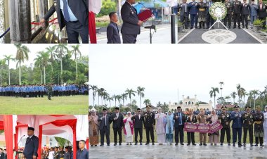 Pemkab Siak Peringati Hari Pahlawan ke-80 dengan Upacara dan Tabur Bunga