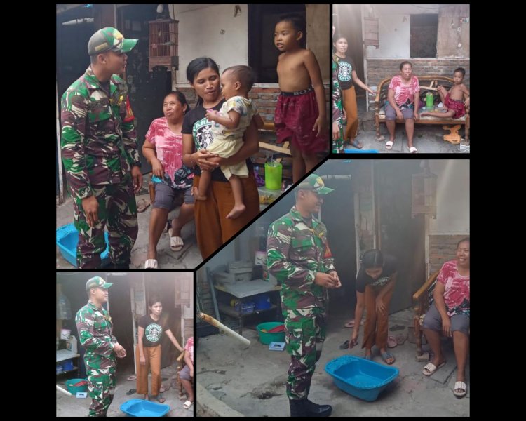 Serda Ichsan Komsos dan Patroli Jaga Keakraban dengan Warga Serengan