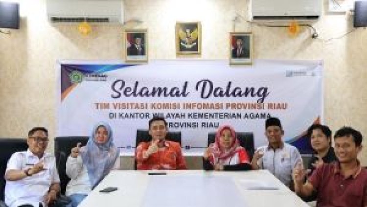 Komisi Informasi Riau Visitasi Kemenag Riau, Dorong Transparansi dan Layanan Publik Berkualitas