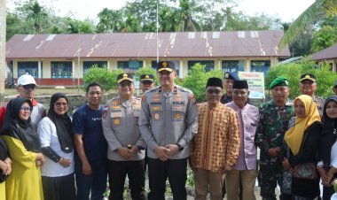 Wakapolda Riau Tinjau Rencana Jembatan SDN 18 Semulut