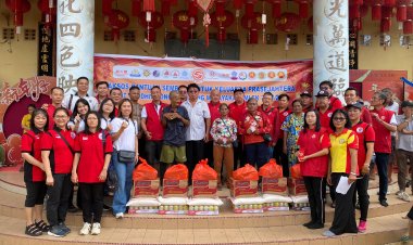 PSMTI–PBBI Meranti Bagikan 894 Paket Sembako Sambut Imlek 2026