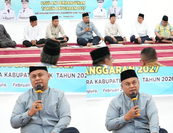 Wabup Siak Tekankan Efisiensi APBD dan Perbaikan Air Bersih di Musrenbang Mempura