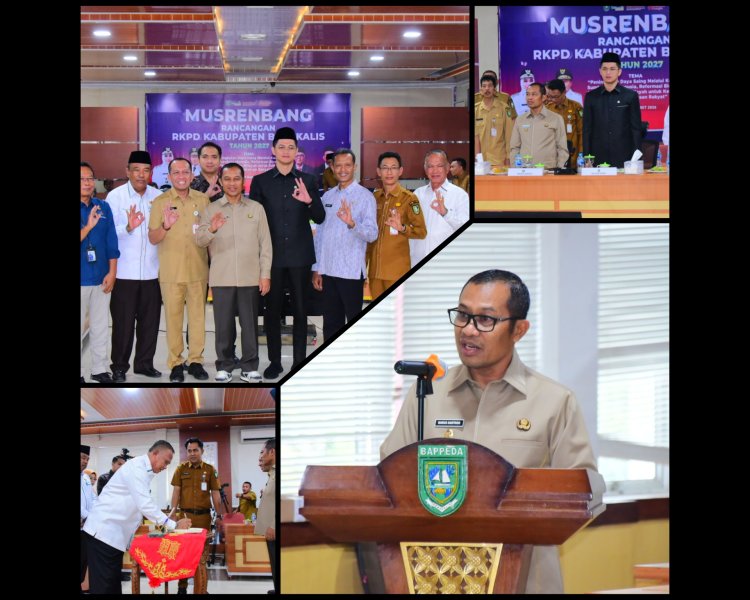 Bagus Santoso Buka Musrenbang RKPD 2027 Bengkalis, Arah Pembangunan Disatukan
