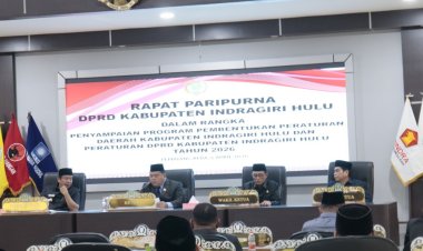 DPRD Inhu Tetapkan 10 Ranperda Prioritas dalam Propemperda 2026