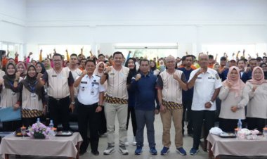 Hardiknas 2026 Kuansing: Sekda Buka Lomba Senam Narosa Tingkat Kabupaten
