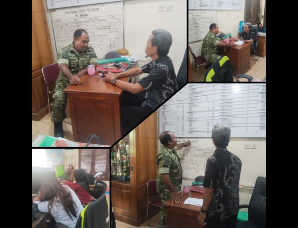 Babinsa Joyotakan Humanis Laksanakan Puldatater, Perkuat Data dan Keamanan Wilayah Surakarta