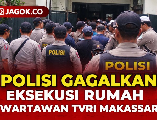Polisi Gagalkan Eksekusi Rumah Wartawan TVRI di Makassar, Lelang Diduga Cacat Hukum