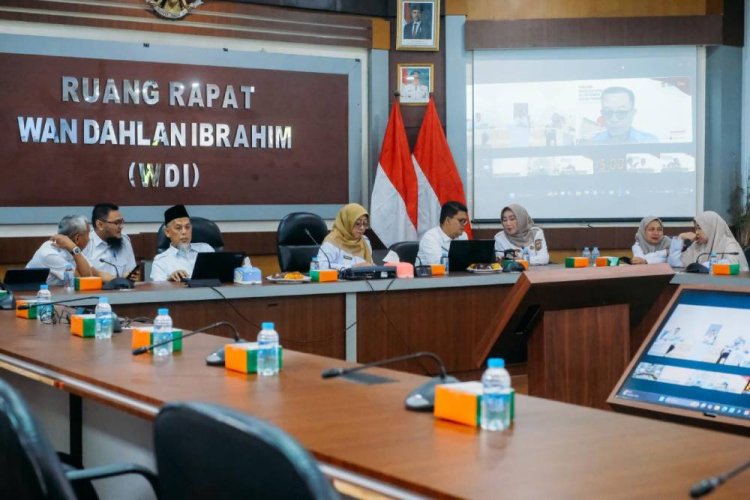 Wali Kota Dumai Ikuti Presentasi Penurunan Pengangguran Kemendagri
