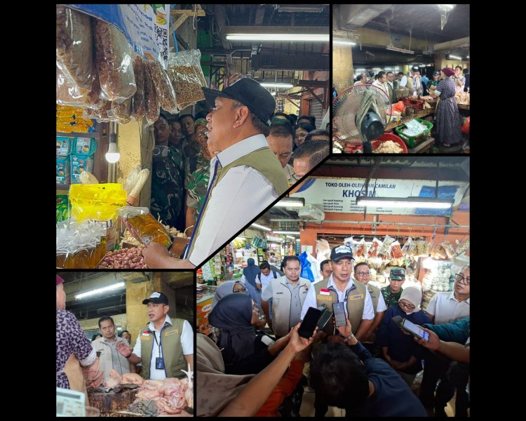 Dirut BULOG Cek Harga Pangan di Pasar Wonokromo, Pastikan Sembako Stabil