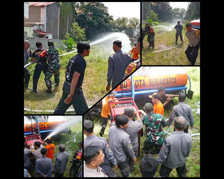 Latihan Genset Babinsa Joyotakan Tingkatkan Kesiapsiagaan Bencana Surakarta