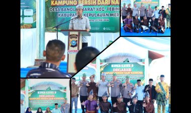 Hengki Haryadi–Muzamil Canangkan Kampung Anti Narkoba Meranti