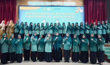 TP PKK Dumai Evaluasi Dasawisma dan Optimalkan SIM PKK