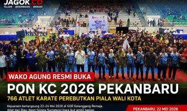 Wako Agung Buka PON KC 2026 Pekanbaru, 766 Atlet Karate Perebutkan Piala Wali Kota