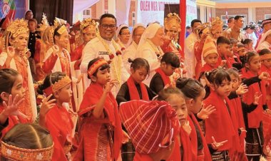 Bupati Zukri Resmikan Sekolah Assisi di Pangkalan Kerinci