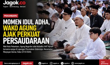 Wako Agung Ajak Warga Pekanbaru Perkuat Persaudaraan di Iduladha 1447 H