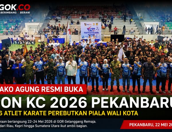Wako Agung Buka PON KC 2026 Pekanbaru, 766 Atlet Karate Perebutkan Piala Wali Kota