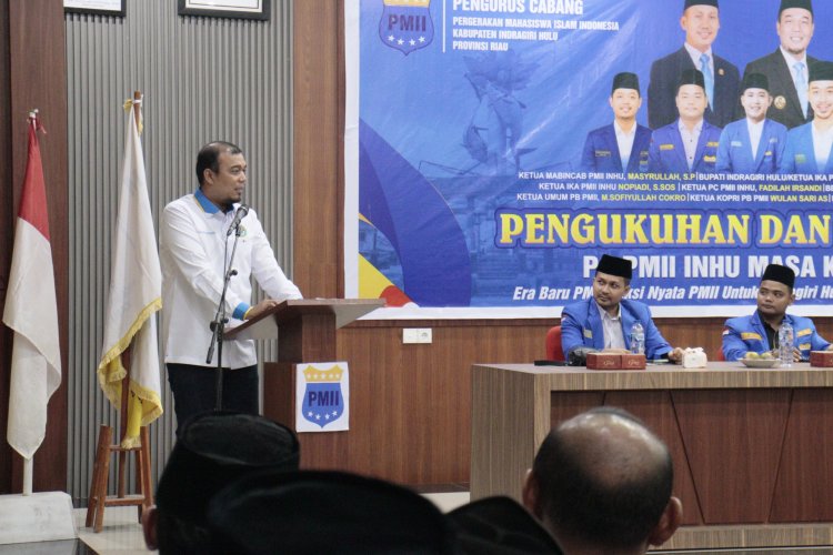Bupati Inhu Kukuhkan PC PMII 2025–2026