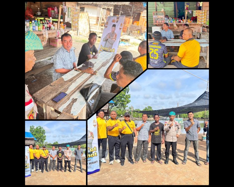Polres Meranti Rangkul Pemuda Gogok Lewat Jum’at Curhat