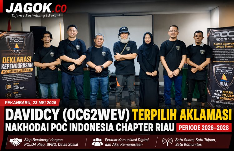 POC Indonesia Riau Resmi Dipimpin Davidcy Periode 2026–2028
