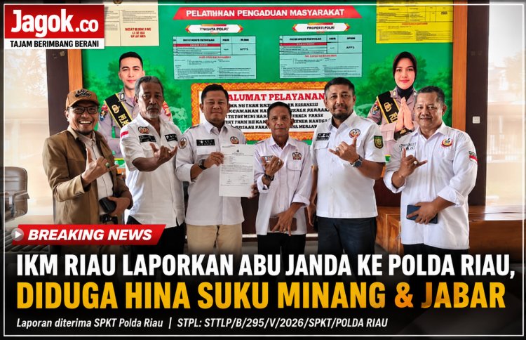 Polda Riau Terima Laporan Dugaan Penghinaan Suku oleh Abu Janda, IKM Riau Bergerak