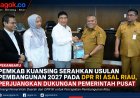 Bupati Suhardiman Amby Kirim Usulan Prioritas Pembangunan Kuansing 2027 ke DPR RI Asal Riau