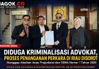 Diduga Kriminalisasi Advokat, Penanganan Perkara Murza Azmir di Riau Disorot