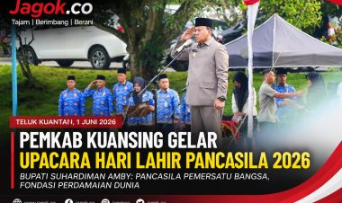 Hari Lahir Pancasila 2026 di Kuansing Berlangsung Khidmat, Pemkab Ajak Masyarakat Amalkan Nilai Pancasila