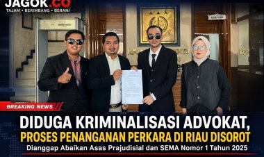 Diduga Kriminalisasi Advokat, Penanganan Perkara Murza Azmir di Riau Disorot