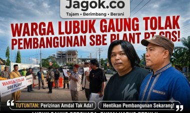 Warga Lubuk Gaung Tolak SBE Plant PT SDS, Diduga Terkendala Perizinan