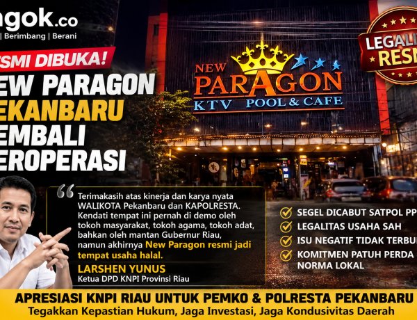 THM New Paragon Buka Lagi, KNPI Riau Apresiasi Pemko dan Polresta