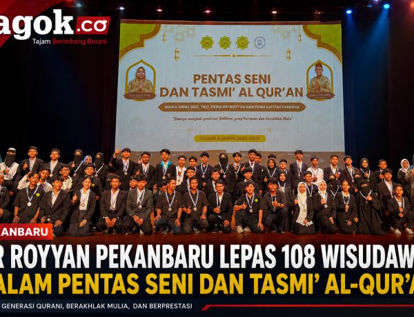 Ar Royyan Pekanbaru Lepas 108 Wisudawan dalam Pentas Seni dan Tasmi' Al-Qur'an
