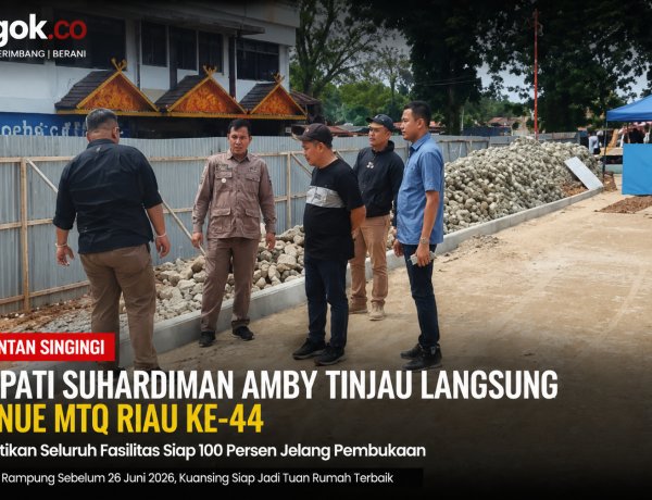 Bupati Suhardiman Amby Tinjau Venue MTQ Riau ke-44, Target Seluruh Fasilitas Siap 100 Persen