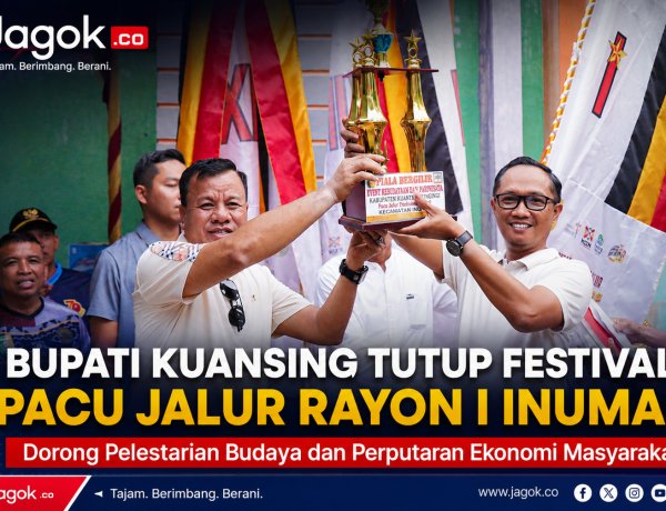 Bupati Kuansing Tutup Pacu Jalur Inuman, Dorong Budaya dan Ekonomi Warga
