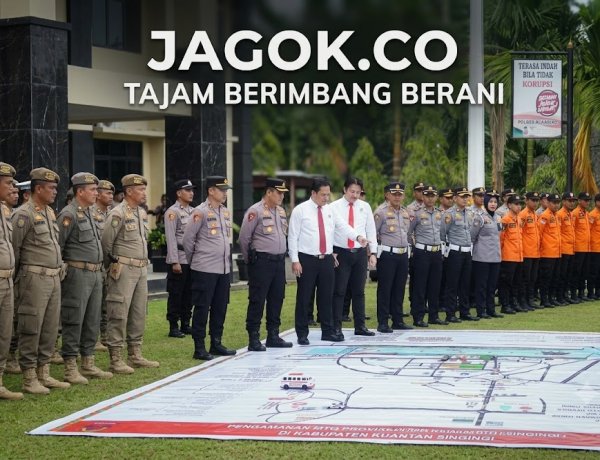 Jelang MTQ Riau ke-44, Simpang STM Teluk Kuantan Ditutup Total, Jalur 2 Berlakukan Contra Flow