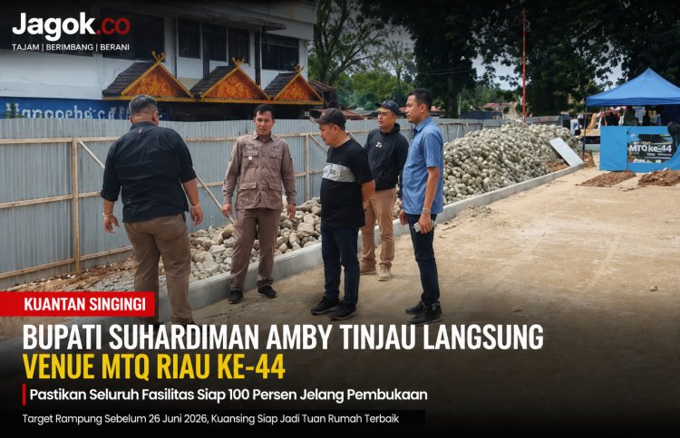 Bupati Suhardiman Amby Tinjau Venue MTQ Riau ke-44, Target Seluruh Fasilitas Siap 100 Persen