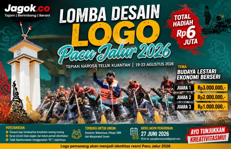 Cari Logo Resmi Pacu Jalur 2026, Panitia Siapkan Hadiah Rp6 Juta