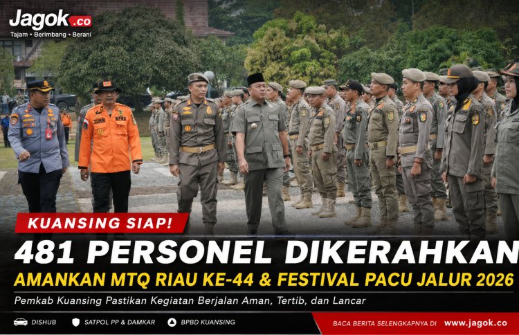 Bupati Suhardiman Kerahkan 481 Personel Kawal MTQ Riau dan Pacu Jalur