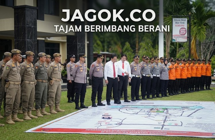 Jelang MTQ Riau ke-44, Simpang STM Teluk Kuantan Ditutup Total, Jalur 2 Berlakukan Contra Flow